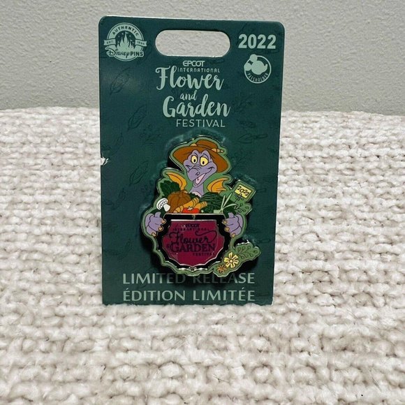 Disney WDW Flower and Garden Festival 2022 Limited Release Figment Pin - Picture 1 of 1